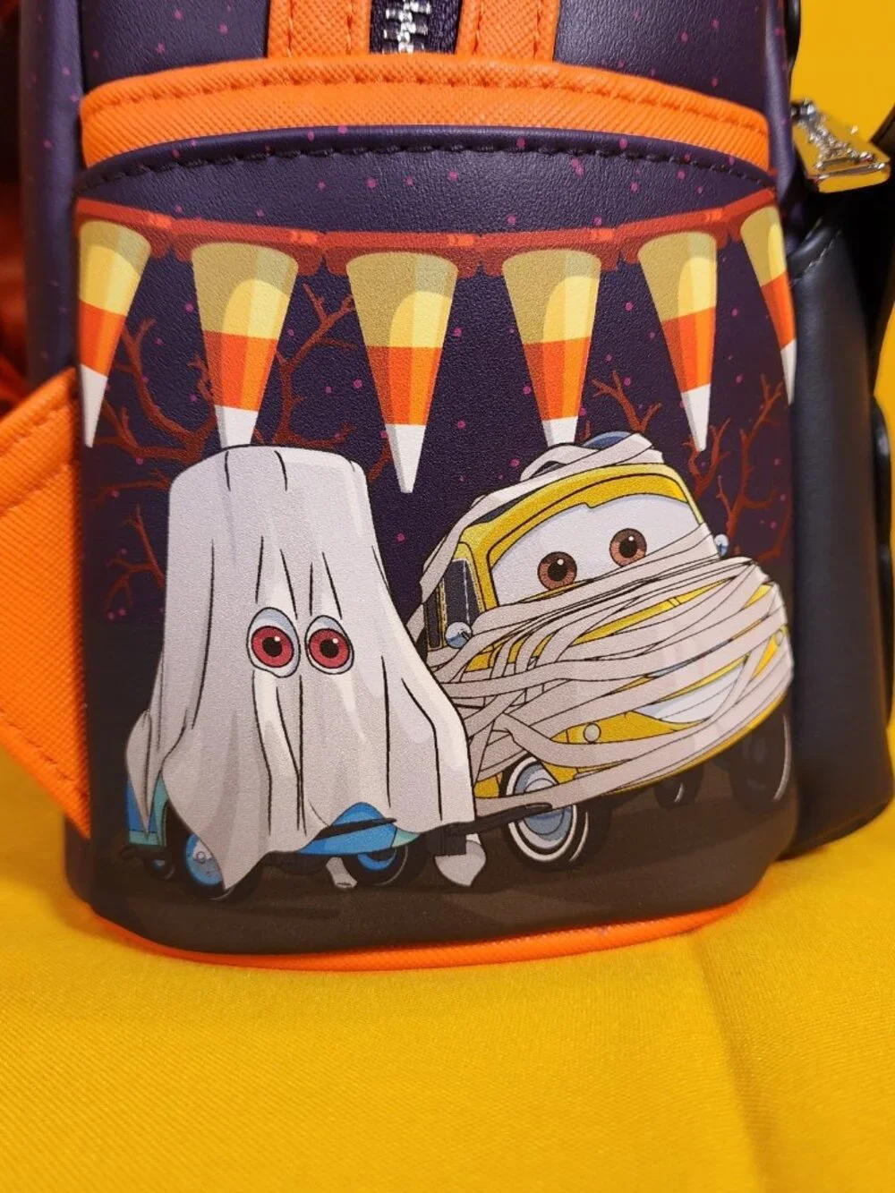 Loungefly Disney Pixar Cars Halloween Costumes Glow-in-the-Dark Mini Backpack